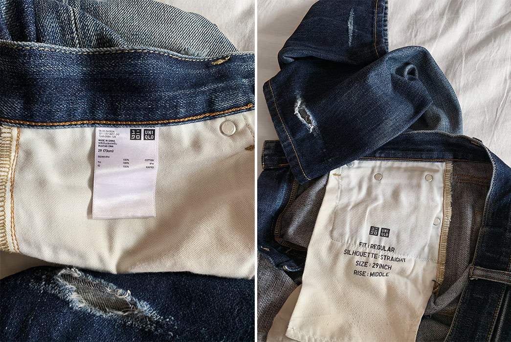 Fade-of-the-Day---Uniqlo-Regular-Straight-Selvedge-(3-Years,-4-Washes,-6-Soaks)-inside-brand-and-inside-pocket-bag