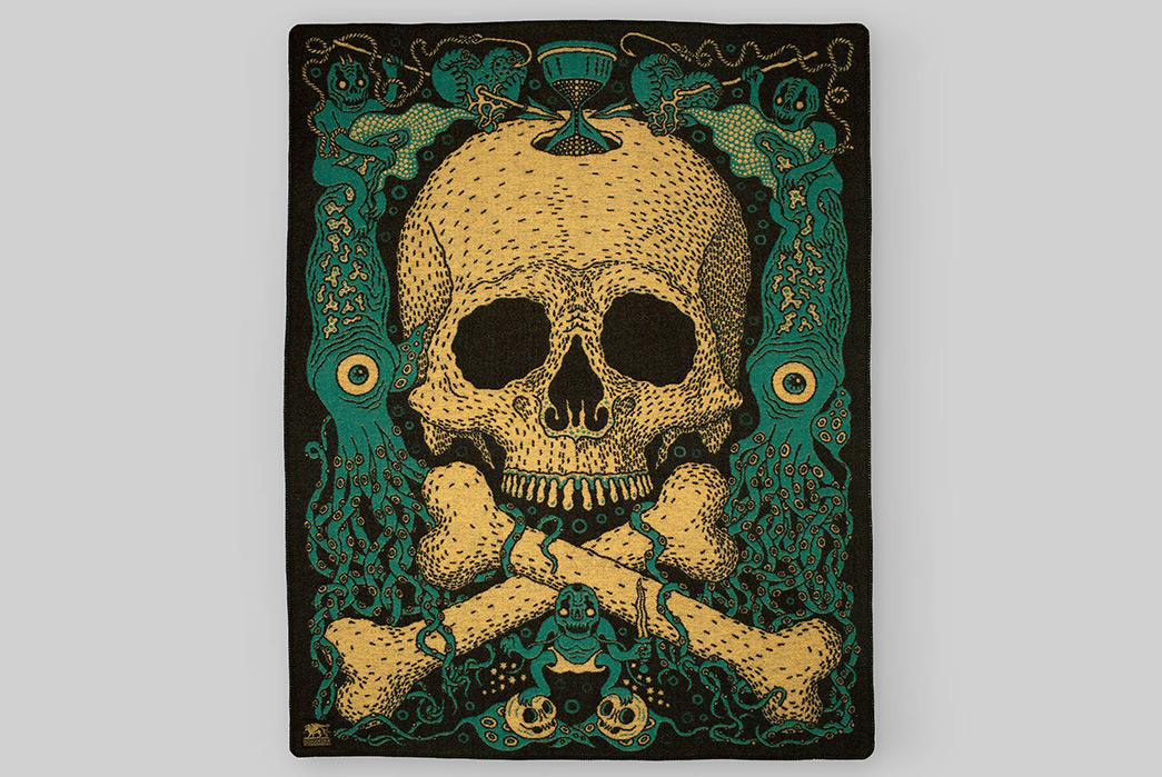 Indigofera-Norwegian-Wool-Blankets-skull