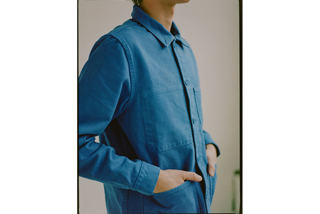 Knickerbocker-for-The-New-York-Times-male-model-front-blue-shirt-detailed