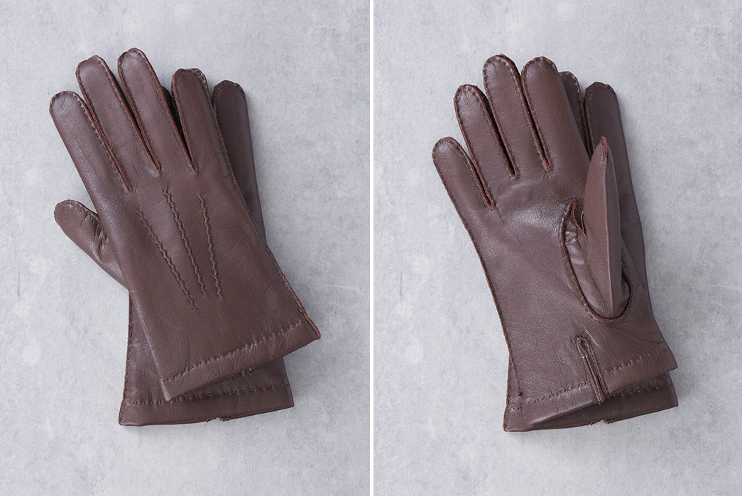 Leather-Gloves---Five-Plus-One 1) Hestra: Handsewn Gloves in Elk Leather/Cashmere Lined