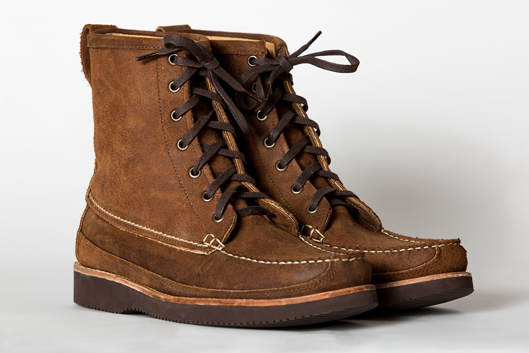 Nappy,-Brown-Leather-Boots---Five-Plus-One-3)-Maine-Mountain-Moccasin-Field-Boot-in-Brown-Bomber-Roughout