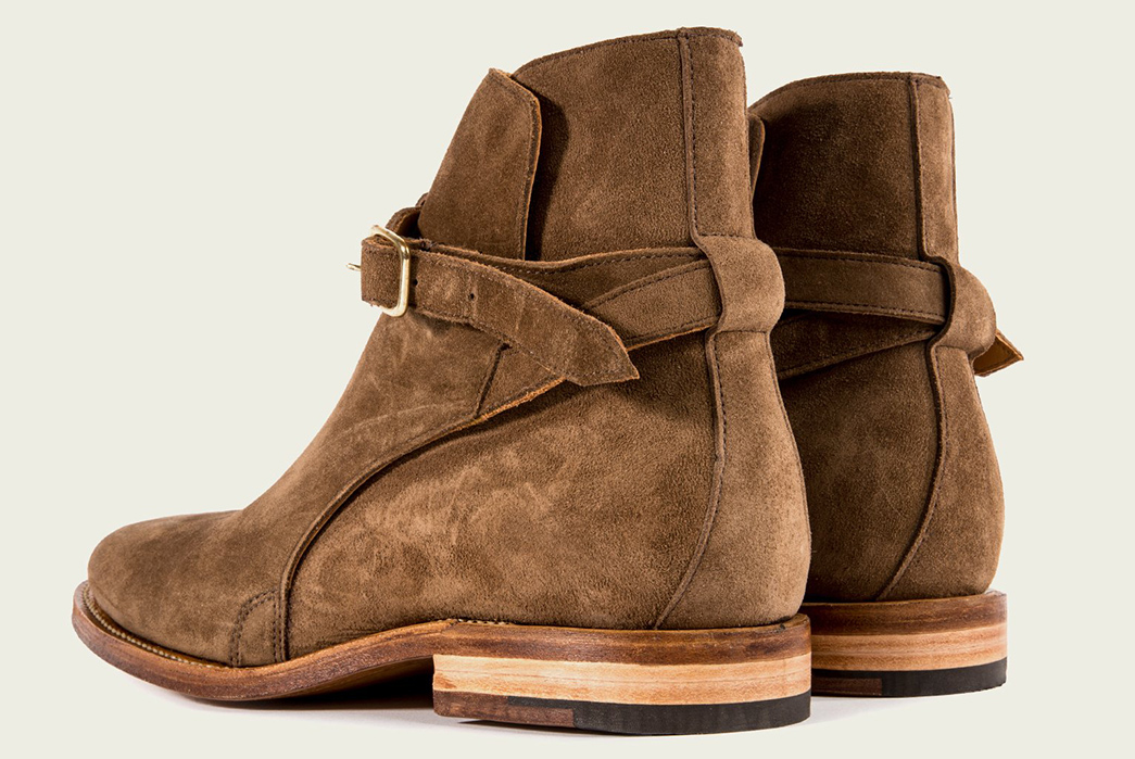 Nappy,-Brown-Leather-Boots---Five-Plus-One-Plus-One---Viberg--Jodhpur-in-Bison-Calf-Suede-pair