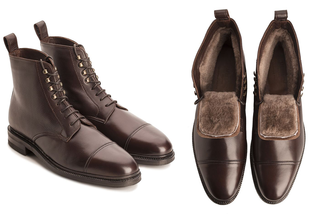 Shearling-Lined-Boots---Five-Plus-One 1) Meermin: Derby Boot in Calfskin