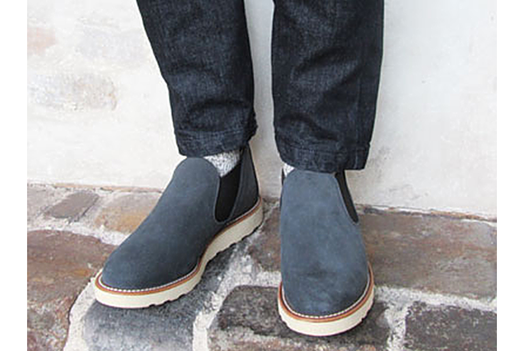 Beyond-the-Iron-Ranger---Boots-and-Brands-to-consider-before-you-buy-Red-Wing-Navy-Roughout-Romeo-Boot.-Image-via-Rakuten.