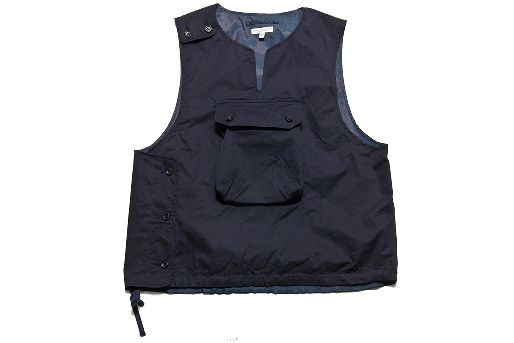 Engineered Garments Gives You Side Access Highcount Twill Cover Vest