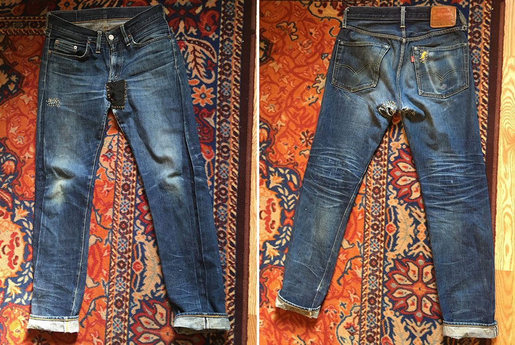 Fade-of-the-Day---Levi's-1954-501Z-(8-Years,-Unknown-Washes)-front-back