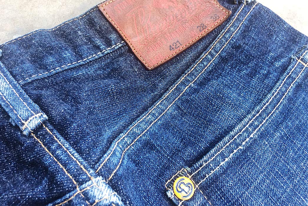 Fade-of-the-Day---Pherrow's-421-(2.5-Years,-Unknown-Washes)-back-leather-patch