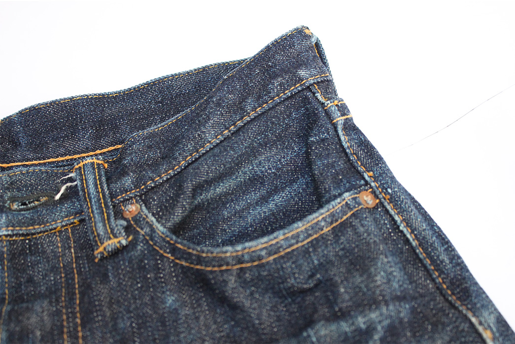 Fade-of-the-Day---Samurai-Jeans-S710XX-19-oz.-(6-Months,-8-Washes,-2-Soaks)-front-top-left