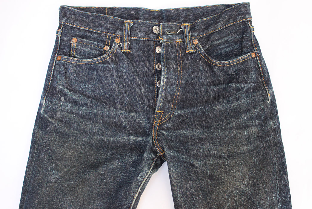 Fade-of-the-Day---Samurai-Jeans-S710XX-19-oz.-(6-Months,-8-Washes,-2-Soaks)-front-top