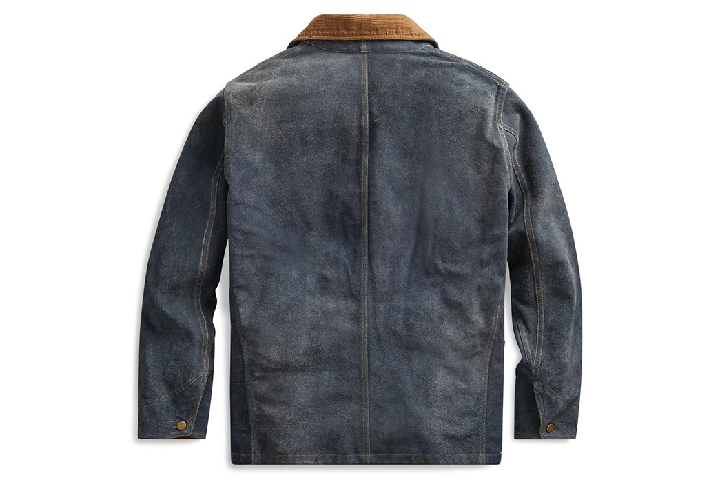 rrl roughout suede jacket