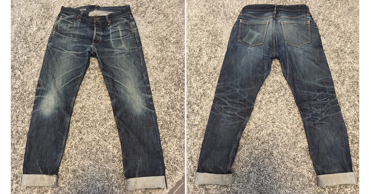 Jack/Knife Western Pocket Jean (2 Years, 1 Wash, 1 Soak) - Fade of the Day