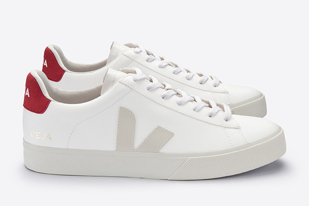 Veja-Serves-Up-Vegan-Campo-Sneakers-pair-side-red-white