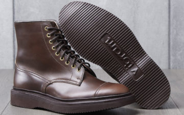 Wedge-Into-a-Pair-of-Division-Road-x-Tricker's-Churchill-Boots-pair side-and-bottom