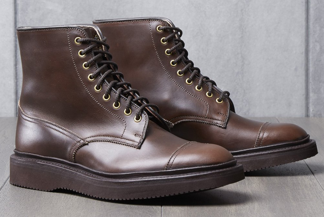Wedge-Into-a-Pair-of-Division-Road-x-Tricker's-Churchill-Boots-pair-side