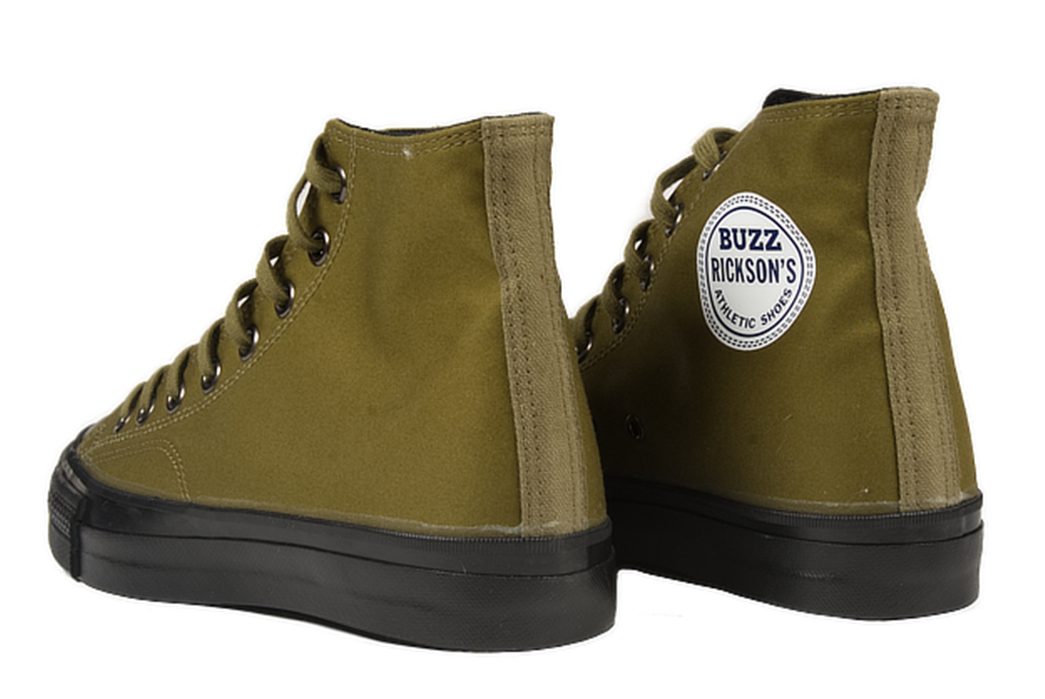 Buzz-Rickson's-Updates-Their-Repro-Sneakers-for-Rain-Ready-Dunking-green-pair-back-side