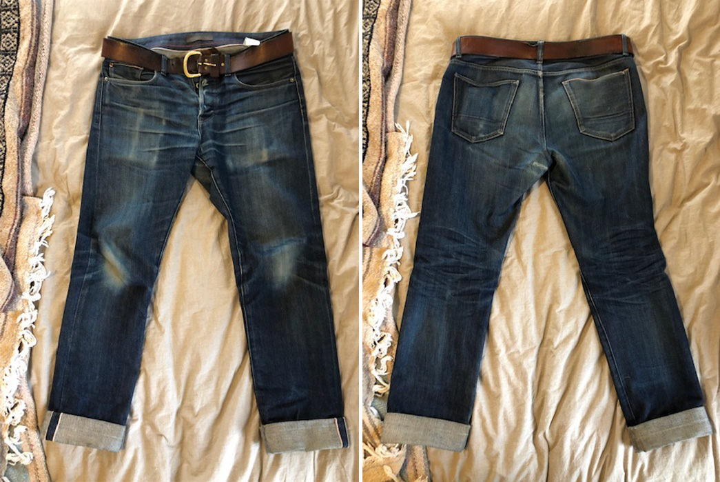 Fade-of-the-Day---Banana-Republic-Selvedge-(1-Year,-2-Washes,-4-Soaks)-front-back