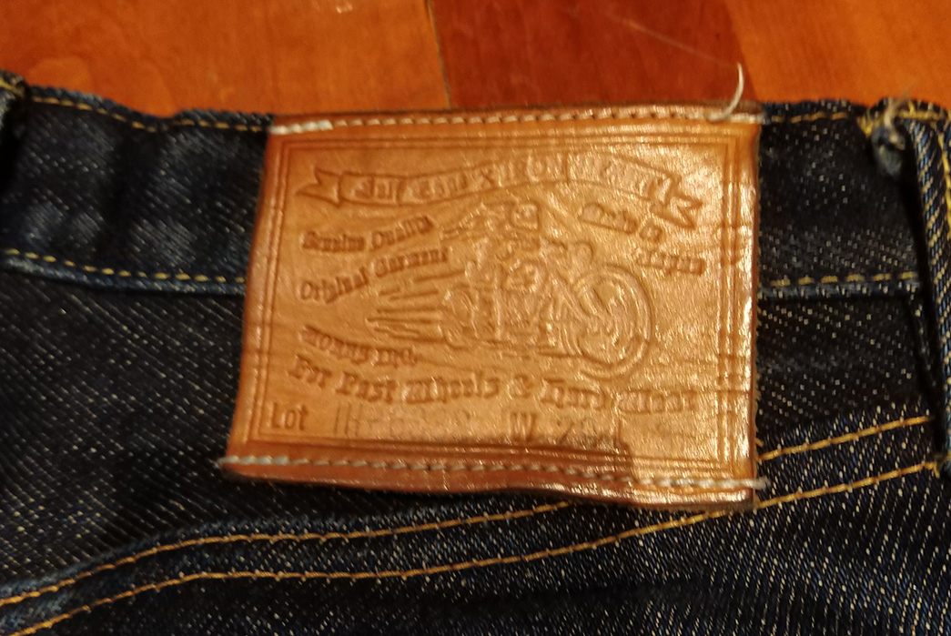 Fade-of-the-Day---Iron-Heart-IH-633S-(22-Months,-1-Soak)-back-leather-patch