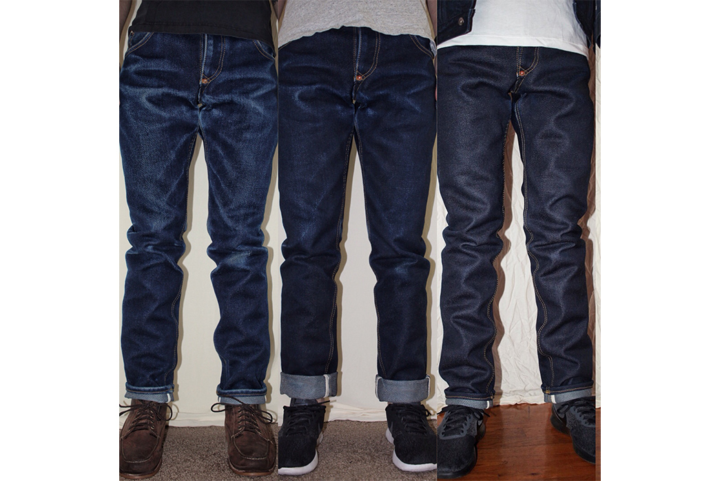 Fade-of-the-Day---Pedestrian-Denim-Custom-32-oz.-(1-Year,-5-Washes)-model-fronts
