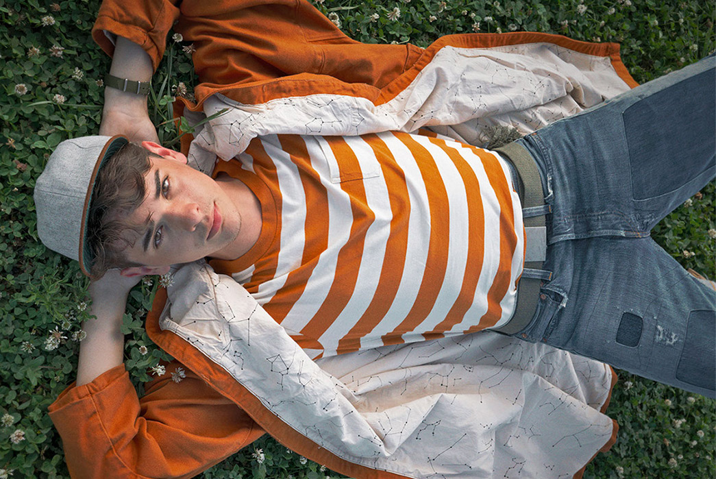 Levi's-Vintage-Clothing-SS19-lying-on-grass