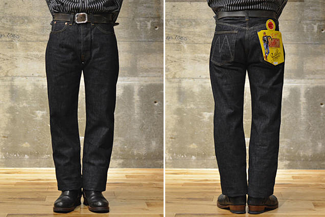 Mister-Freedom-Californian-Lot.-54-Raw-Denim-Jeans-model-front-back