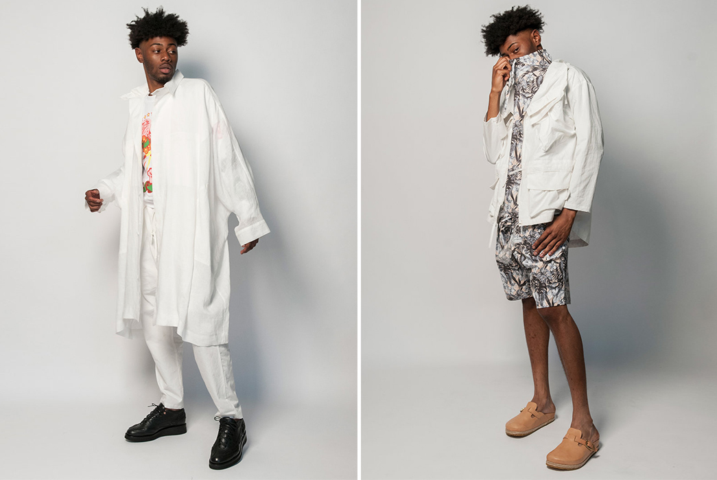 Monitaly-SS19-Lookbook-male-in-white-and-grey