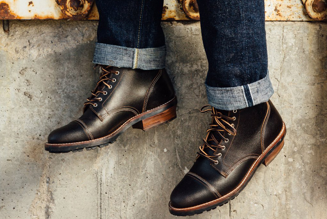 Nolan-Walsh-of-Thursday-Boots-Chats-Us-Up-Thursday's-Waxed-Cacao-Made-in-USA-boot-we-covered.-Image-via-Thursday-Boots.