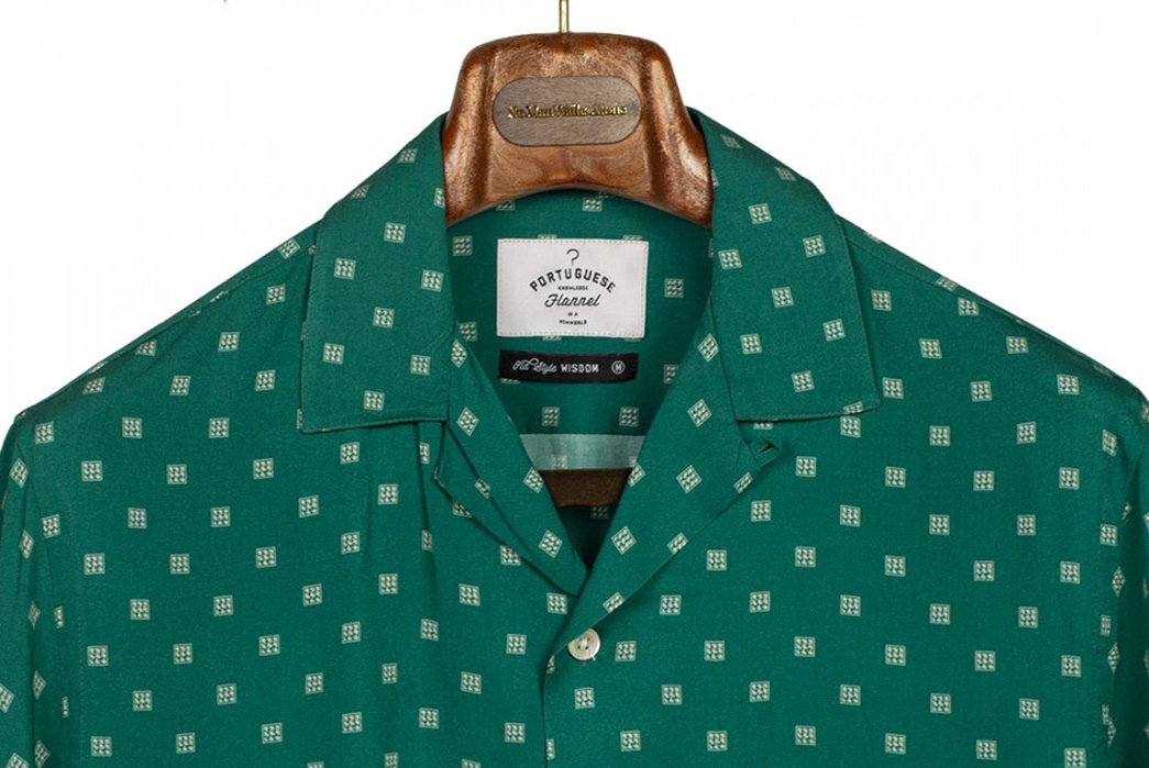 Portuguese-Flannel-Capri-Collar-Camp-Shirts-green-detailed-2