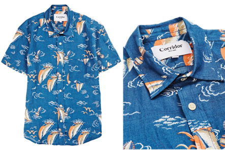 Corridor-Releases-the-First-Drop-of-Their-Spring-Shirting-blue