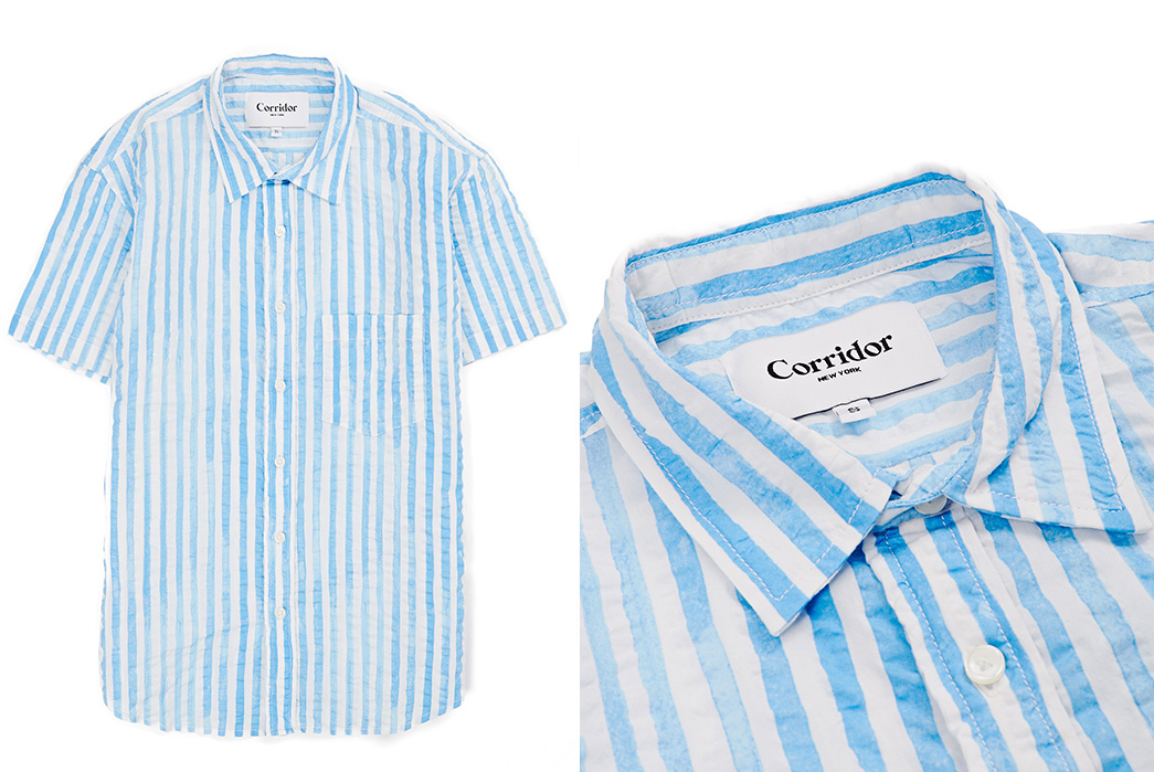 Corridor-Releases-the-First-Drop-of-Their-Spring-Shirting-blue-and-white-light
