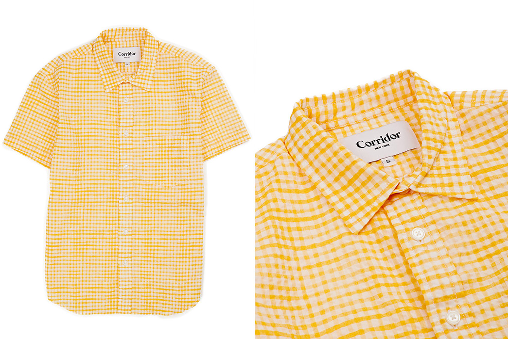 Corridor-Releases-the-First-Drop-of-Their-Spring-Shirting-yellow-white