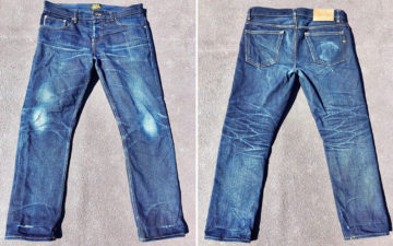 Fade-of-the-Day---Brave-Star-Selvage-Slim-Straight-21.5-oz.-(5-Months,-1-Wash)-front-back