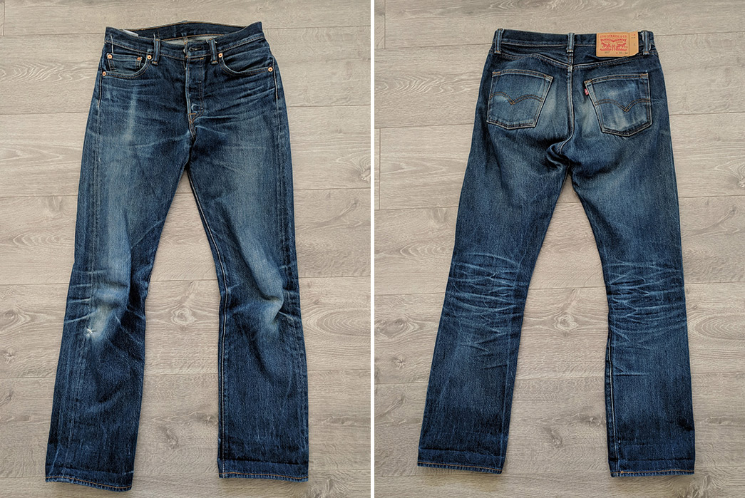 Fade-of-the-Day---Levi's-501-(1-Year,-2-Washes)-front-back