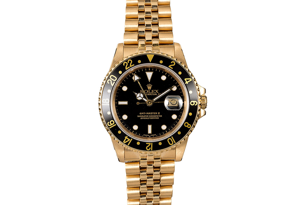 Precious-Metals---Gold-Another-conspicuous-display.-Gold-Rolex-GMT.