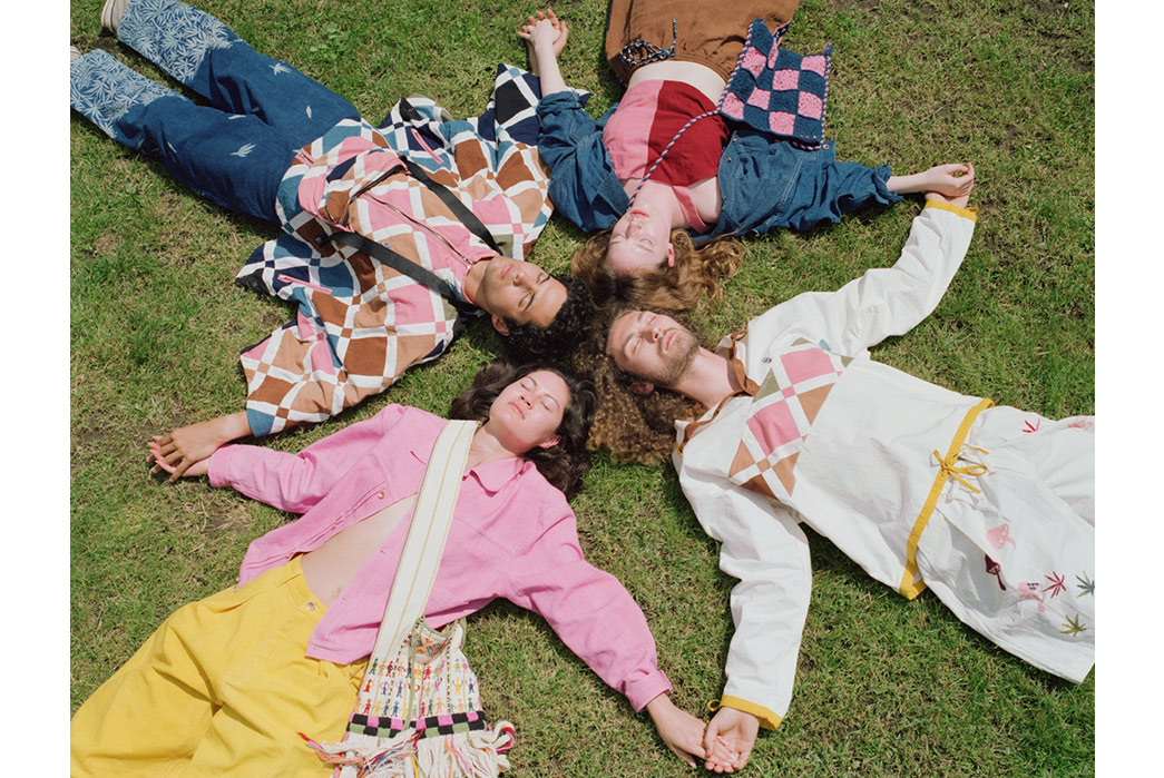 Story-MFG-SS19-Sage-Tea-Collection-four-lazing-on-grass