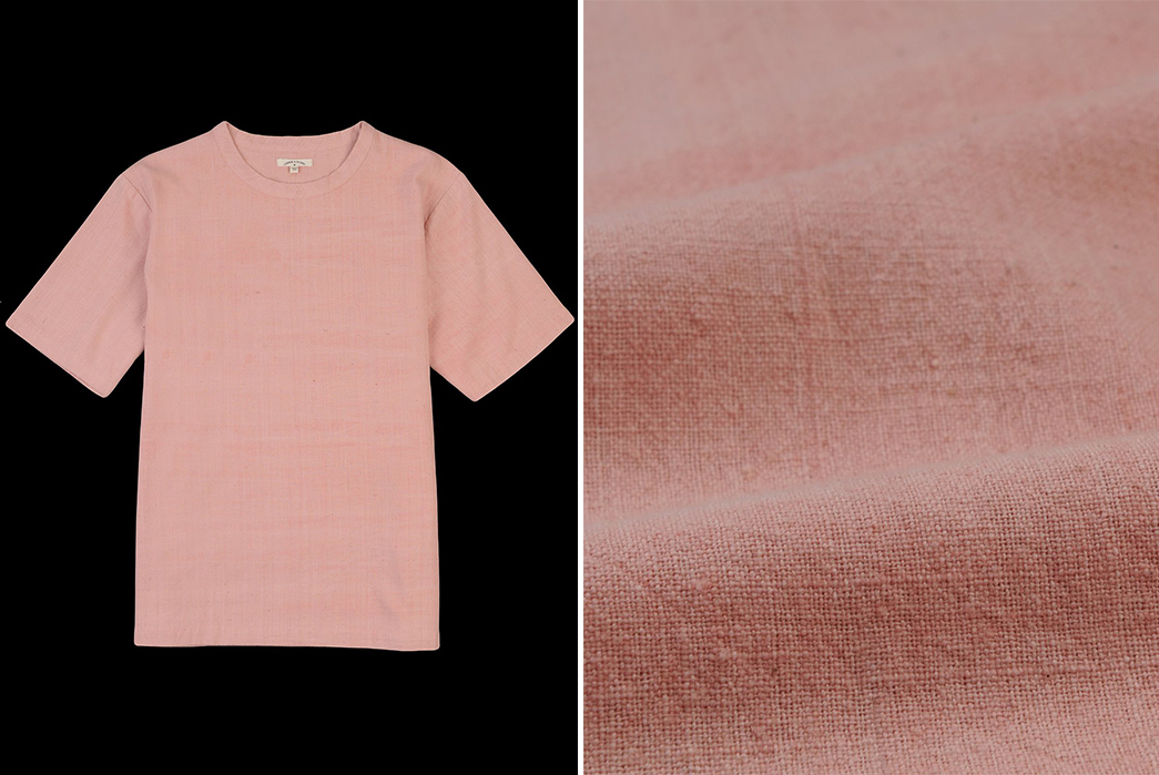 Umber-&-Ochre-Justice-Woven-Tees-front-rose-and-detailed