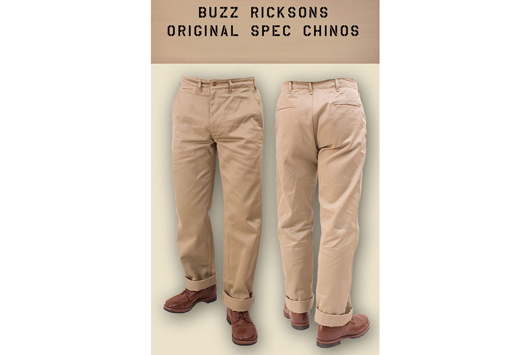 Warm-Weather-Style-Guide-Buzz-Rickson's-Original-Spec-Chinos.-Image-via-History-Preservation