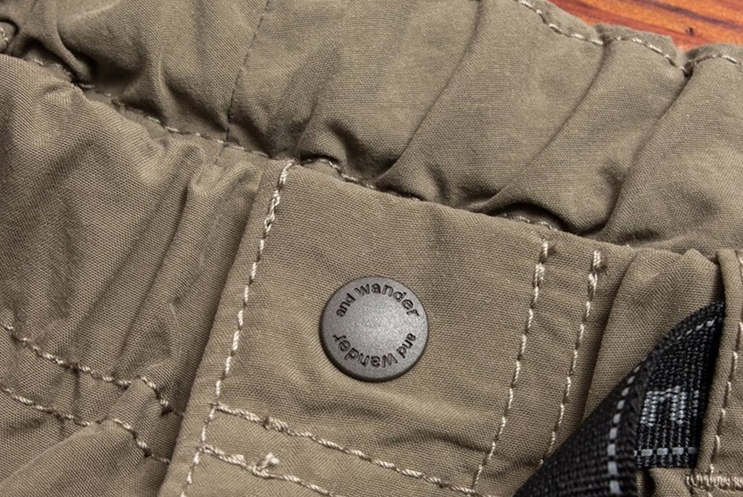 And-Wander-Climbing-Shorts-brown-front-button
