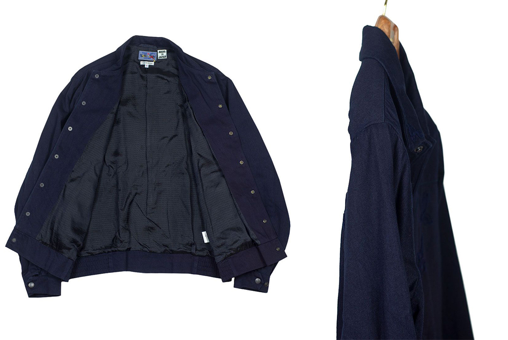 East-Meets-West-with-Blue-Blue-Japan's-Sakura-Strewn-Western-Jacket-front-open-and-side