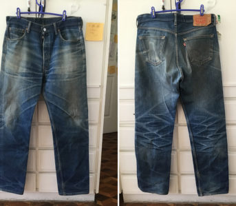 Fade-of-the-Day---Levi's-501-STF-(3.5-Years,-2-Washes,-3-Soaks)-front-back