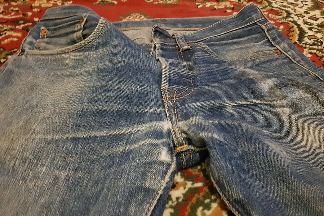 Fade-of-the-Day---Levi's-501CT-(~2.5-Years,-2-Washes)-front-top