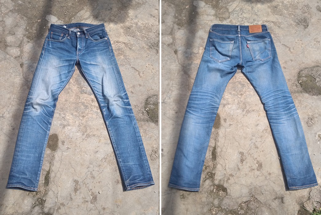 Levi's 501T (1 Year, 15 Washes, 3 Soaks 