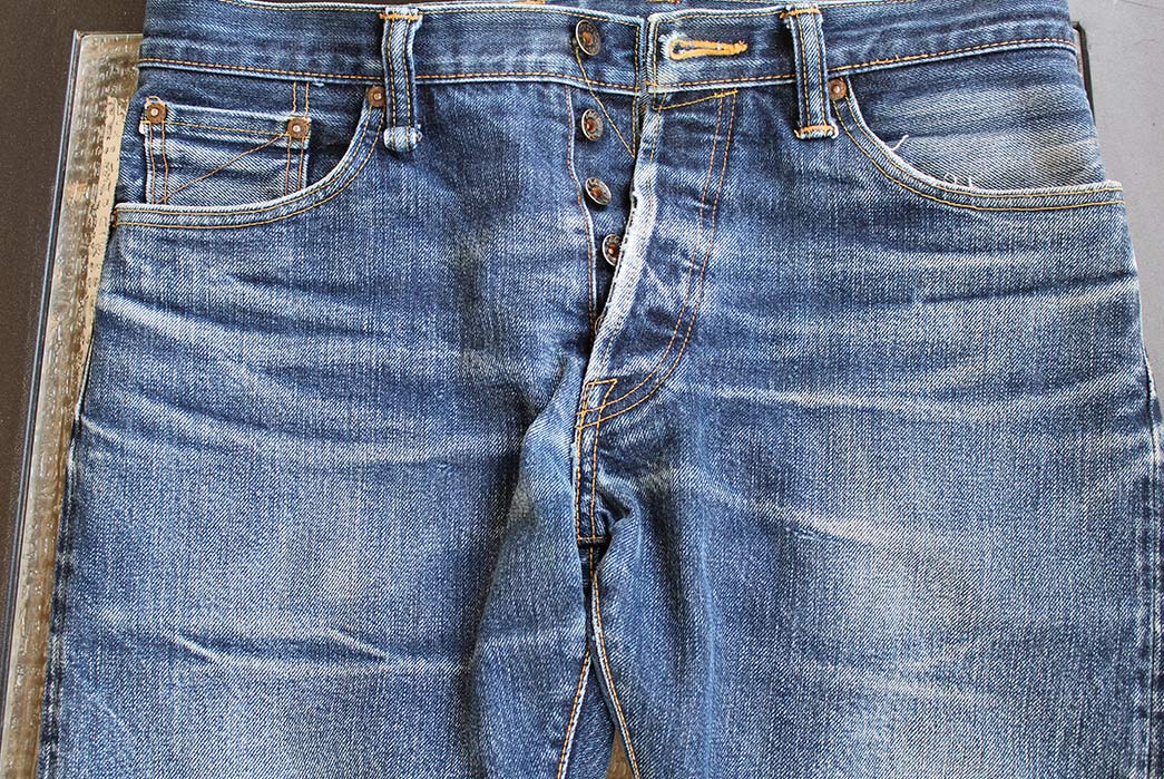 Fade-of-the-Day---Sage-Ranger-IV-19-oz.-(2-Years,-3-Washes,-Unknown-Soaks)-front-top