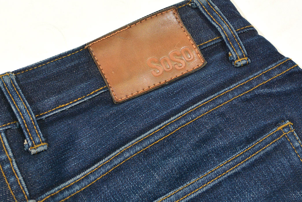 Fade-of-the-Day---SOSO-Slim-Darryl-(20-Months,-2-Washes,-2-Soaks)-back-top-leather-patch