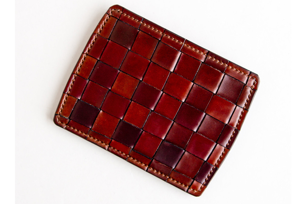 First-Settlement-Goods'-Card-Cases-are-Handwoven-from-Shell-Cordovan-color-4-top