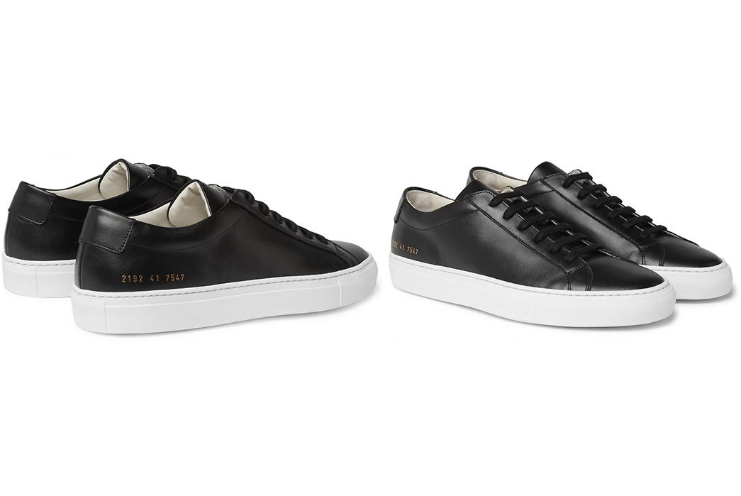 Low-Top-Leather-Sneakers---Five-Plus-One 1) Common Projects: Achilles Low