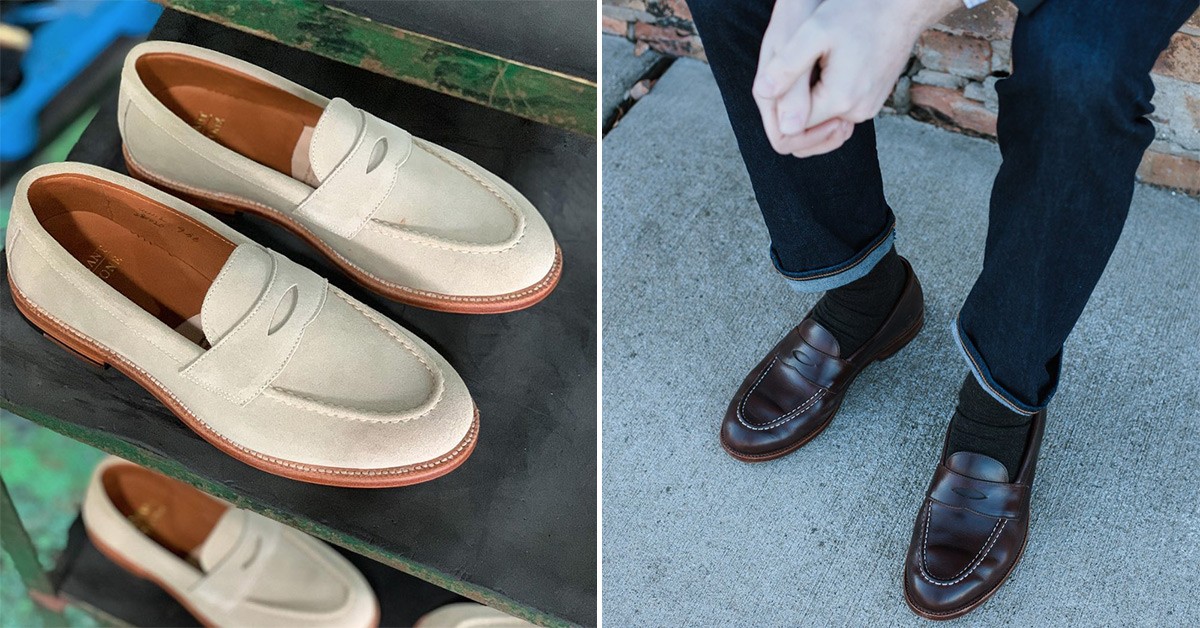 Grant Stone Slips Quality Details into Their Traveler Penny Loafers