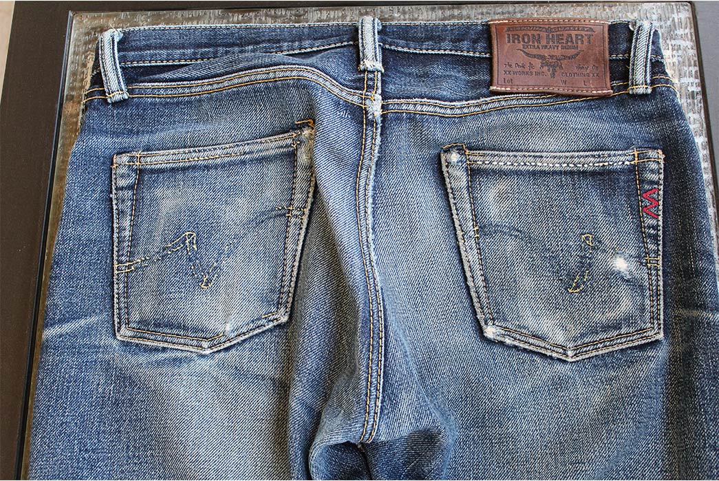 Iron Heart IH-666S 18 oz. (~2.5 Years, Unknown Washes & Soaks 