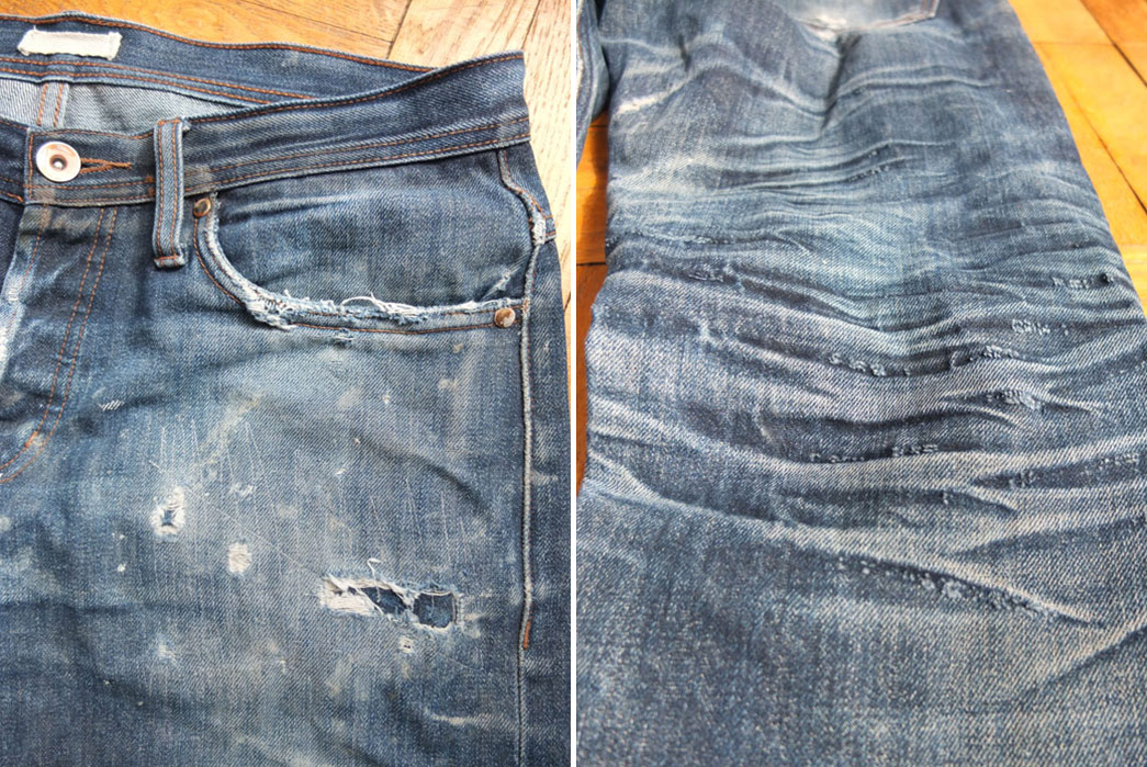 Fade-of-the-Day---Unbranded-UB301-(1.5-Years,-3-Washes,-2-Soaks)-front-top-left-pocket-and-back-leg