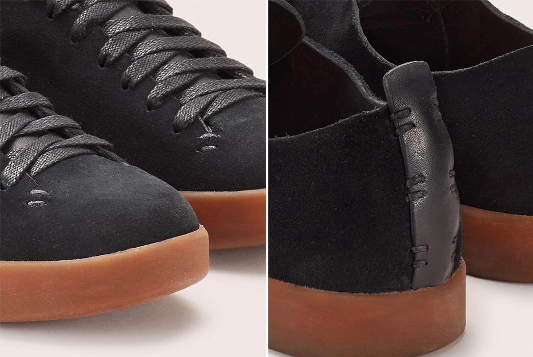 Feit-Introduces-Suede-Uppers-to-Their-Hand-Sewn-Low-Latex-black-pair-front-back-detailed