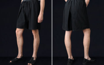 Prospective-Flow-Tanma-Shorts-black-model-front-back